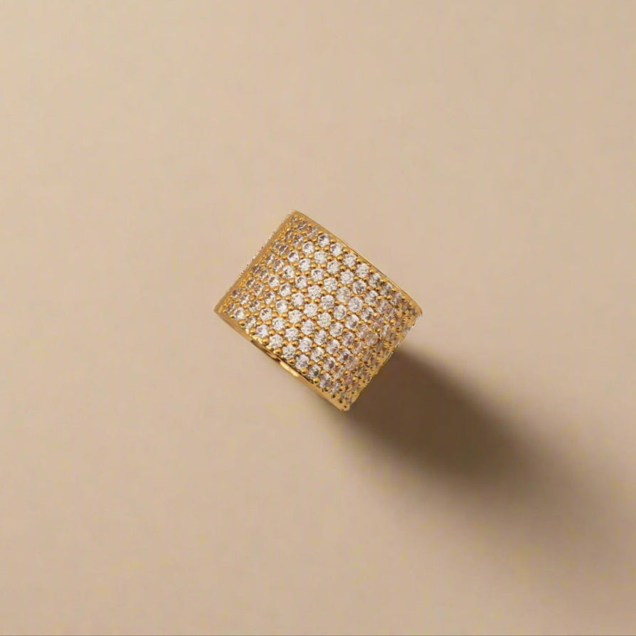 Cubic Zirconia Wide Ring