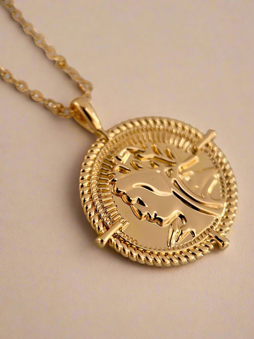 The Liora Coin Necklace (Studio Seconds)